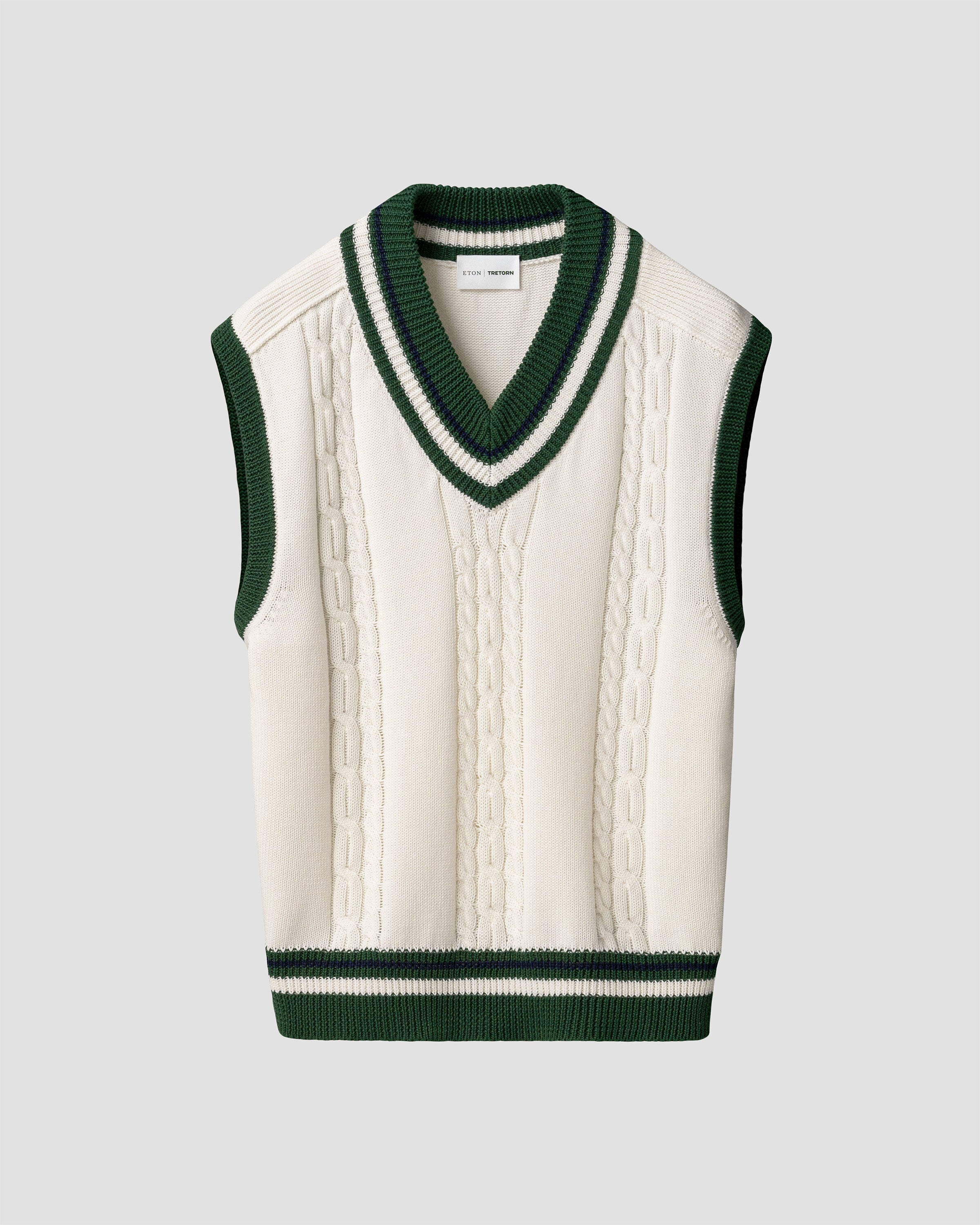 ETON X TRETORN COTTON V NECK VEST