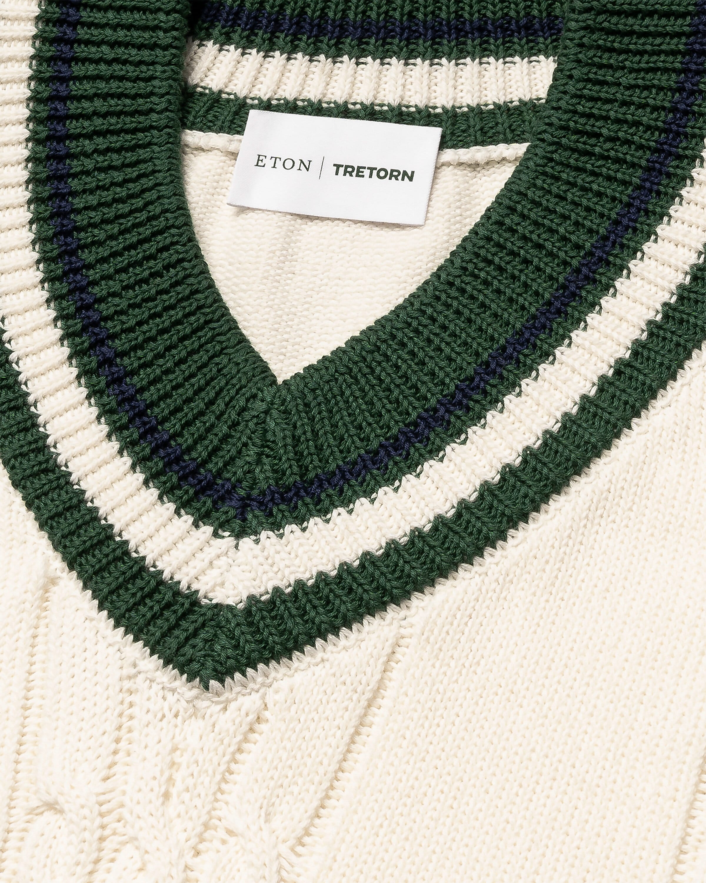 ETON X TRETORN COTTON V NECK VEST