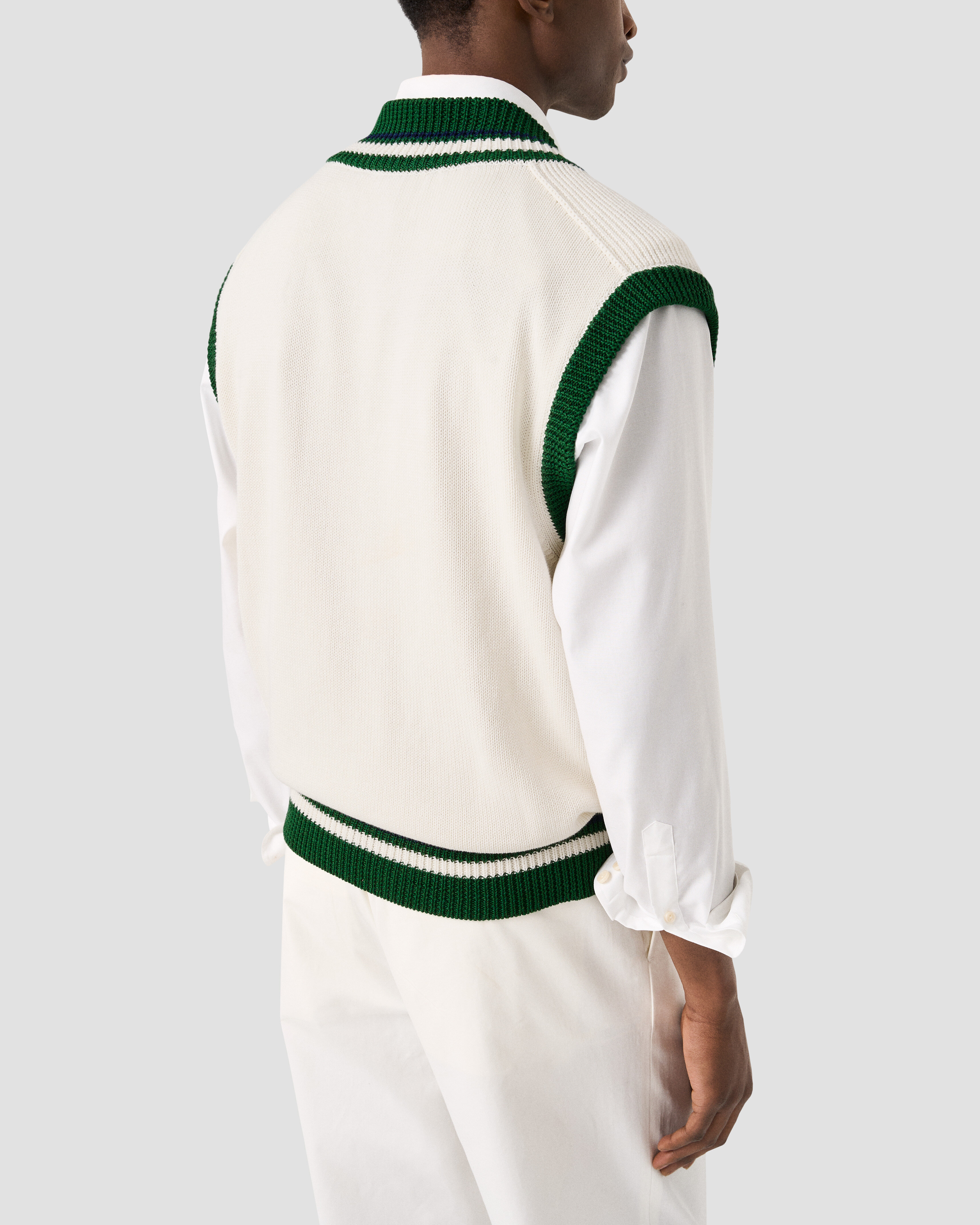 ETON X TRETORN COTTON V NECK VEST
