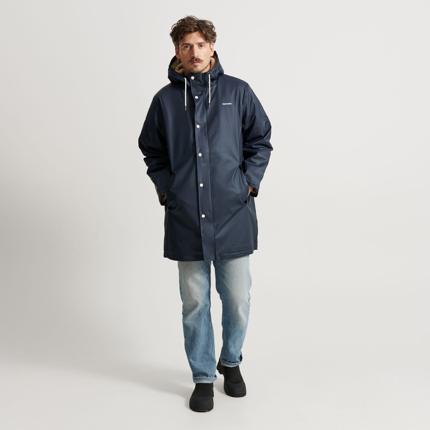WINGS PILE RAIN COAT